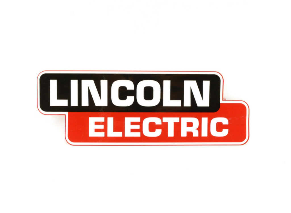 Red and black Lincoln Electric logo - Lincoln electric Equipment Rentals at M.W. Rentals